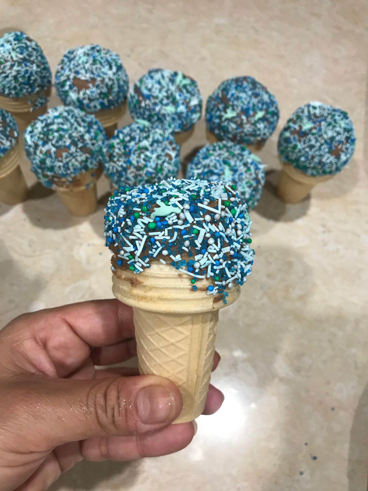 Cupcake Ice Cream Cones