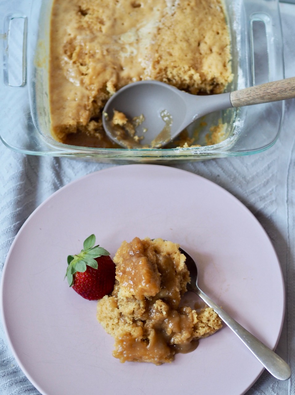Microwave Caramel Self Saucing Pudding