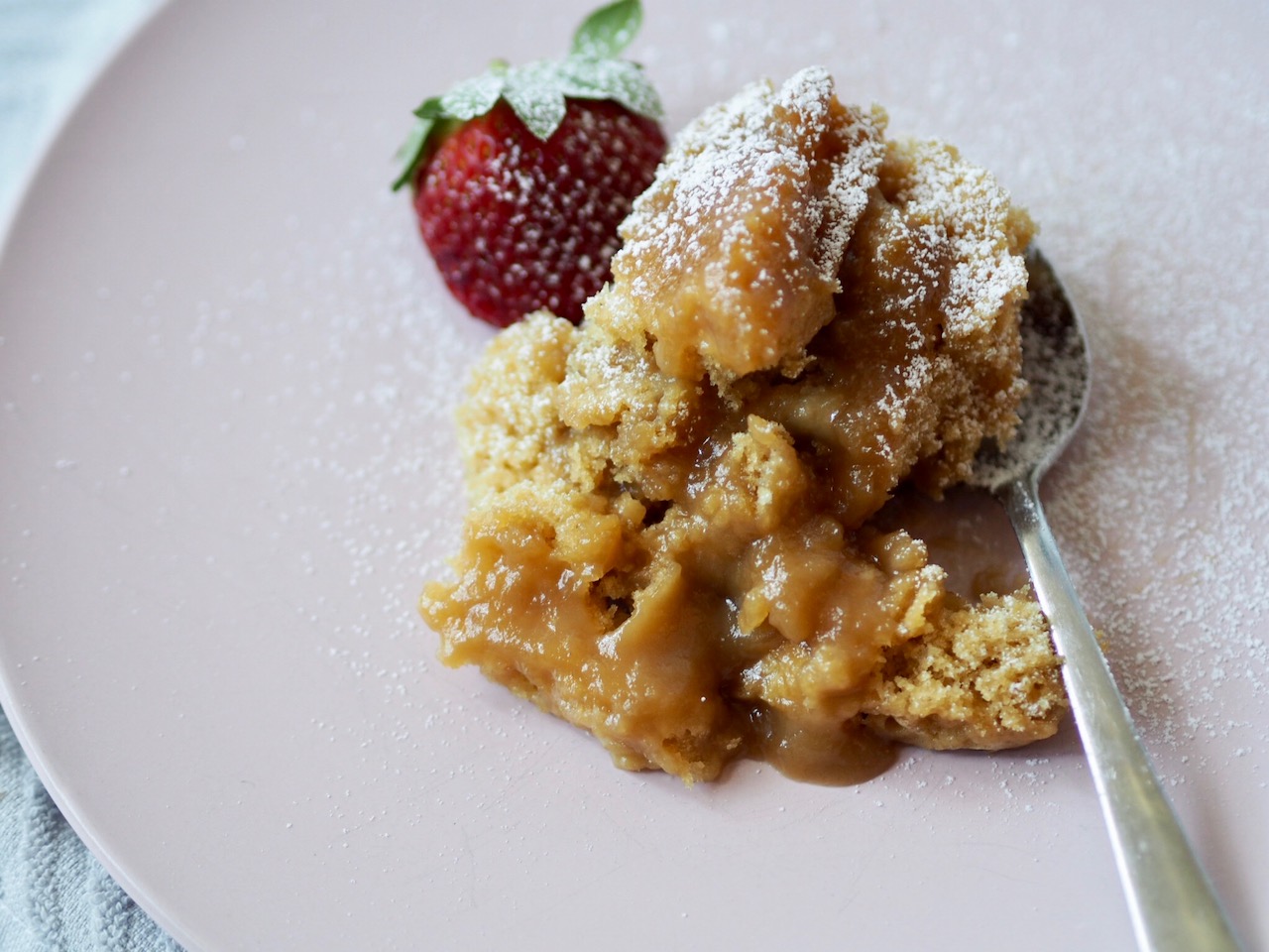 Microwave Caramel Self Saucing Pudding