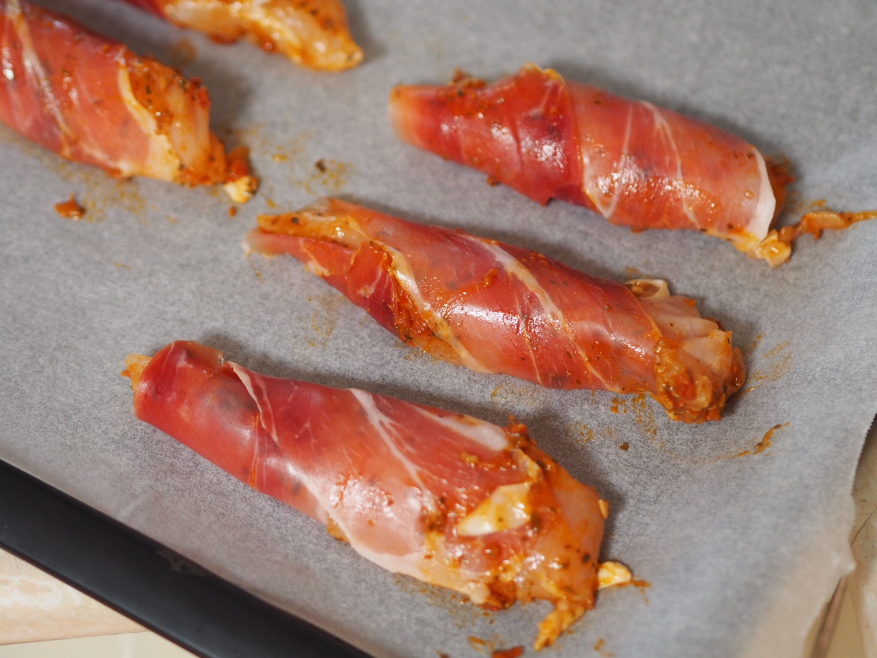 Prosciutto Wrapped Chicken Tenders