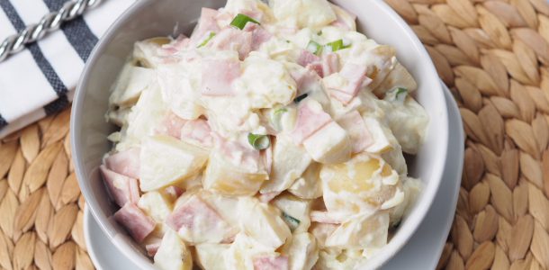 Loaded Ham Potato Salad