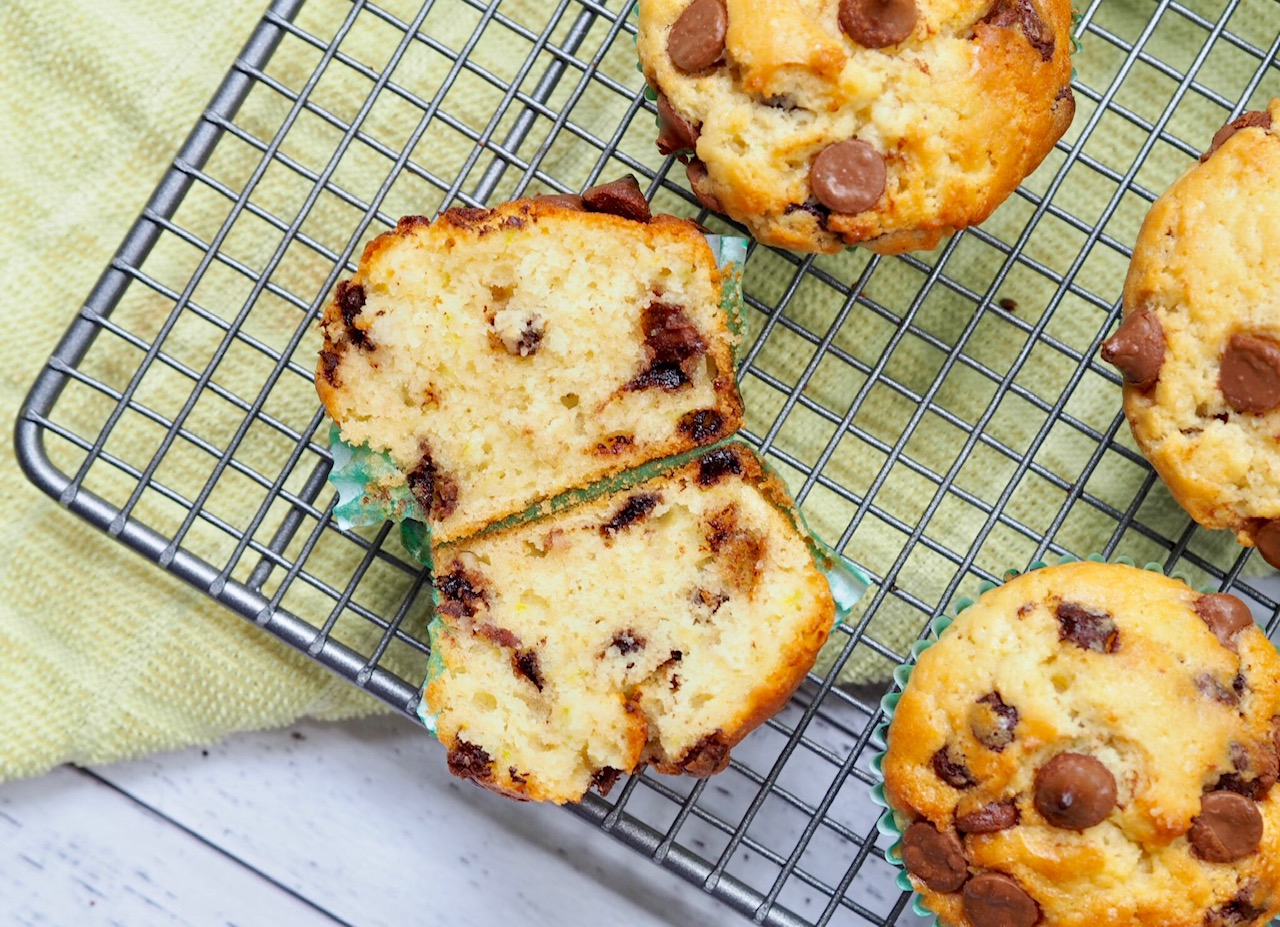 Choc Chip and Zucchini Muffins