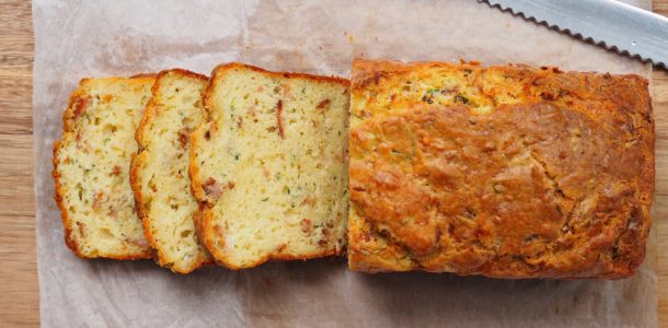 Bacon, Cheese and Zucchini Bread