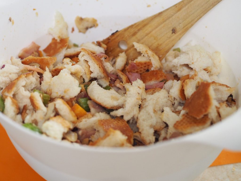 Bacon and Onion Tray Bake Stuffing This Is Cooking for Busy MumsThis