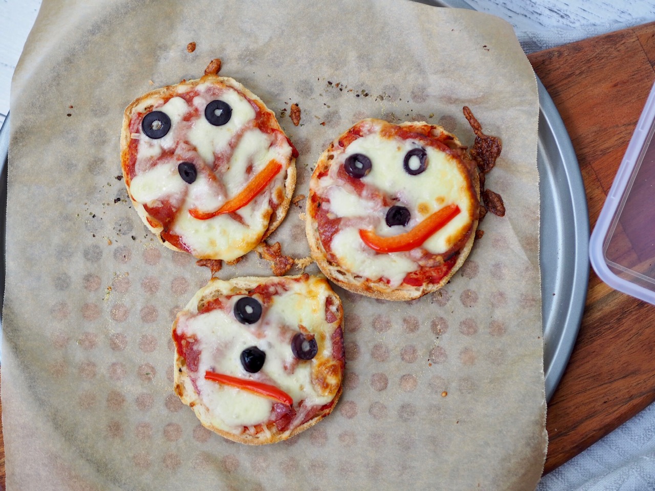 English Muffin Pizza Toppers