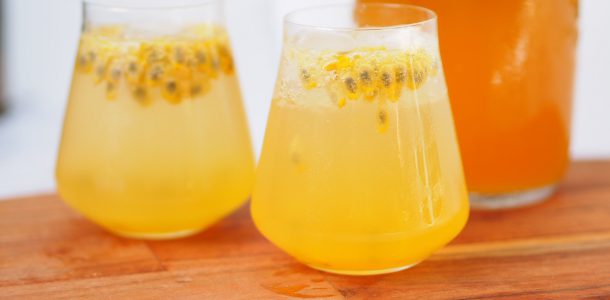 Passionfruit and Lemon Cordial