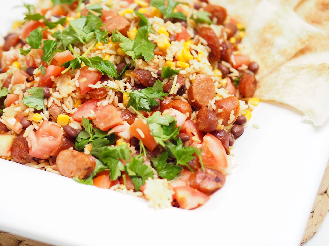 Mexican Chorizo Rice - 15 Minute Dinner