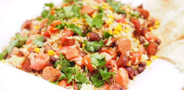 Mexican Chorizo Rice - 15 Minute Dinner