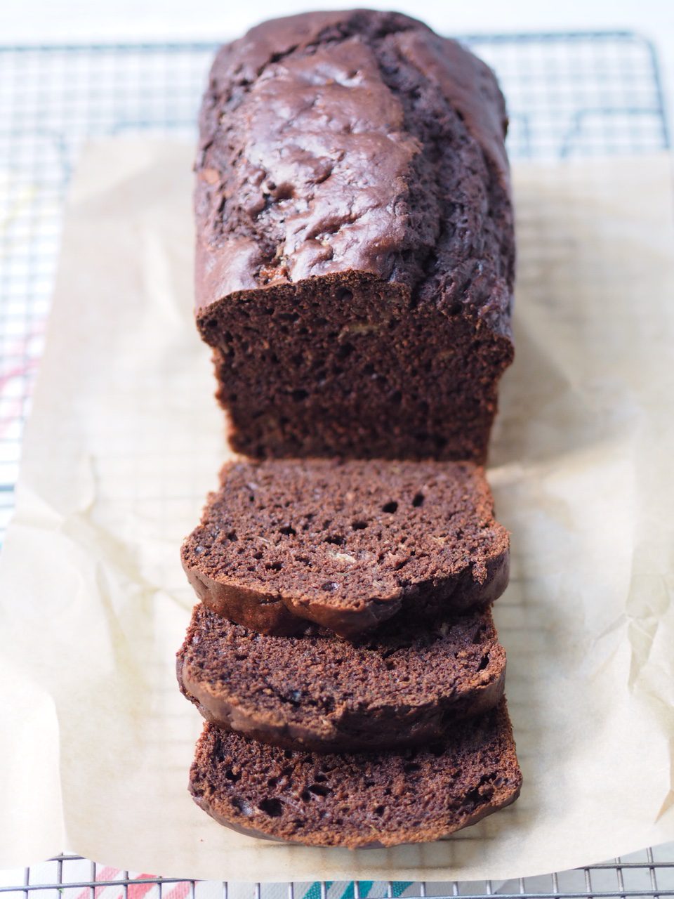 Chocolate, Banana and Zucchini Loaf