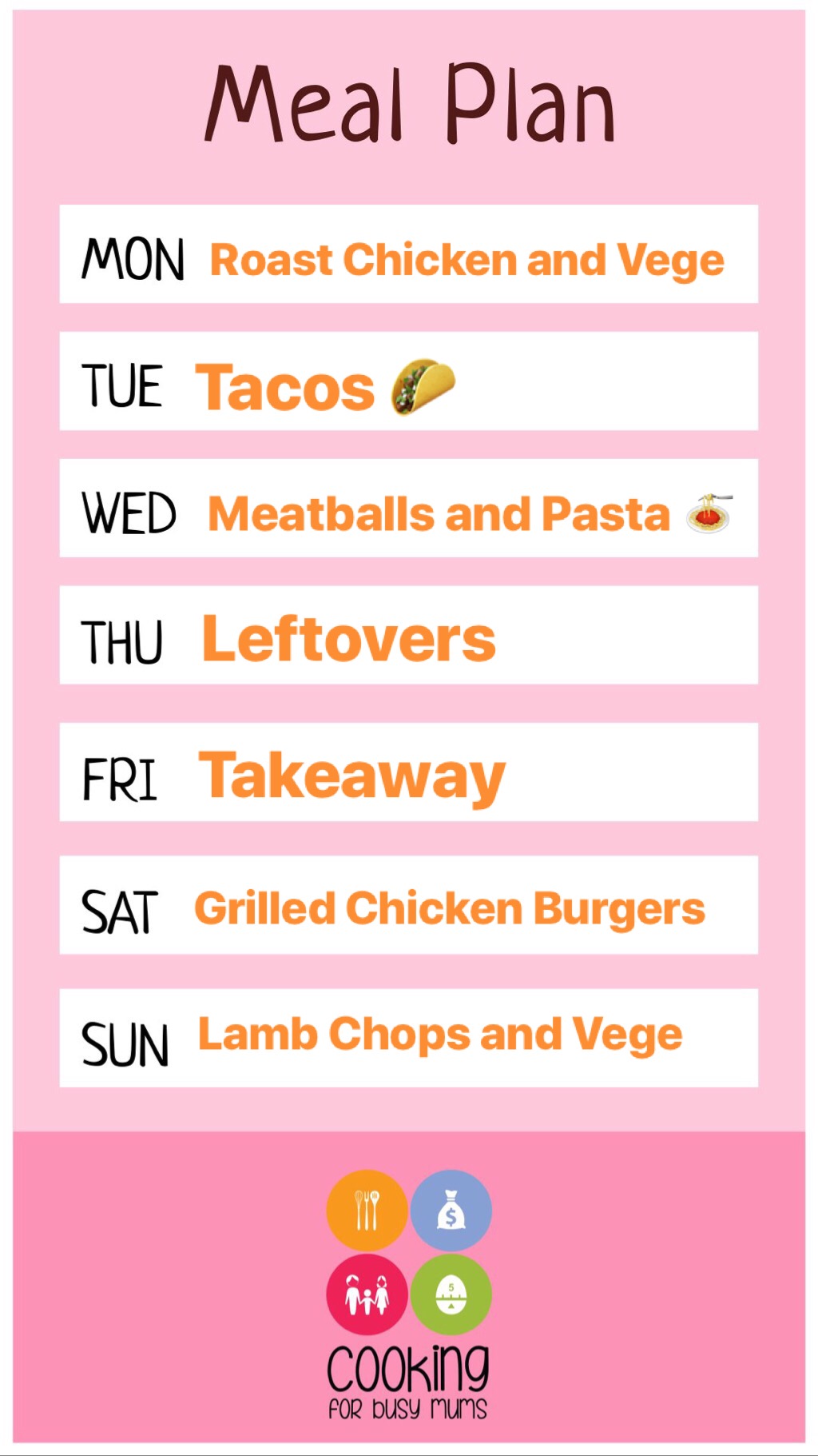 Meal Plan Monday #4