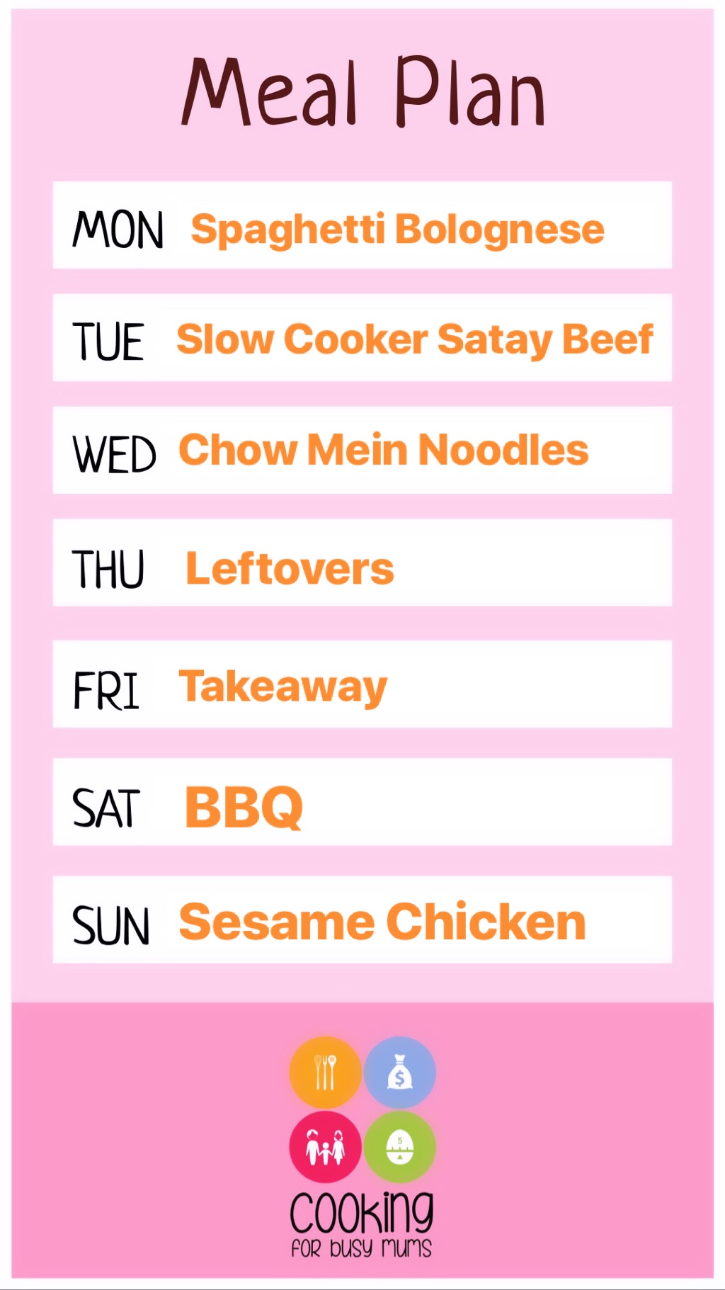 Meal Plan Monday