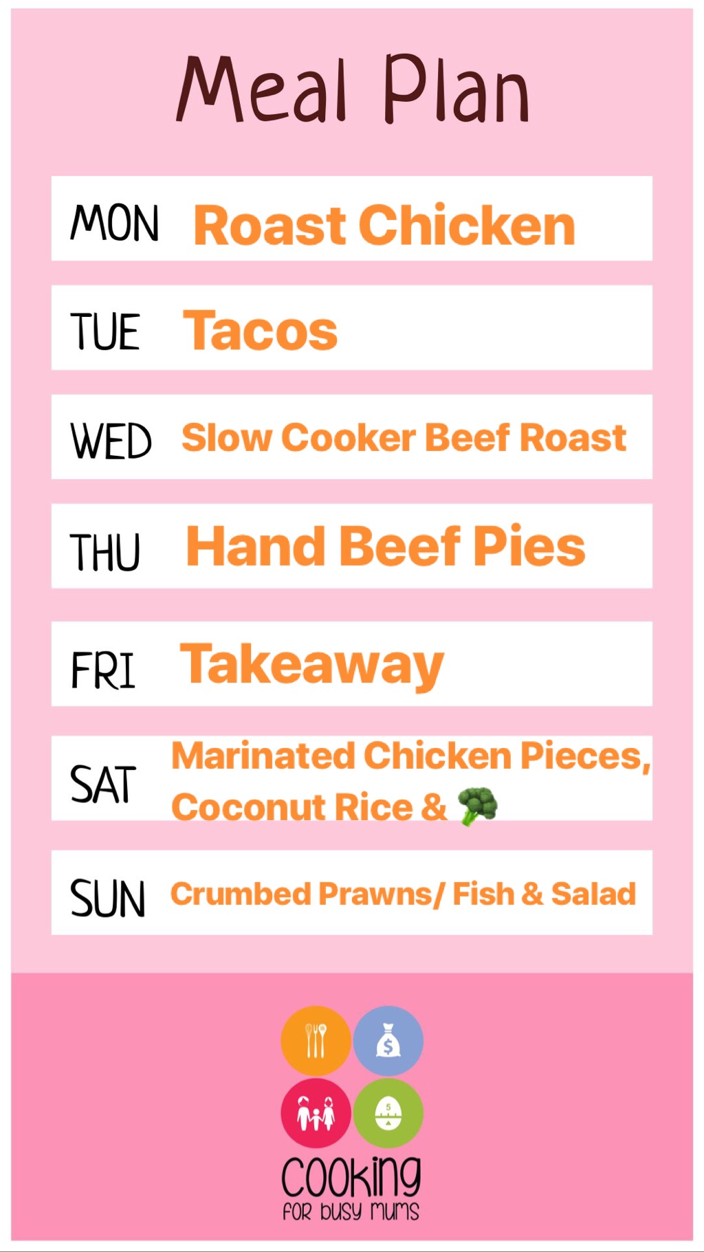 Meal Plan Monday #8