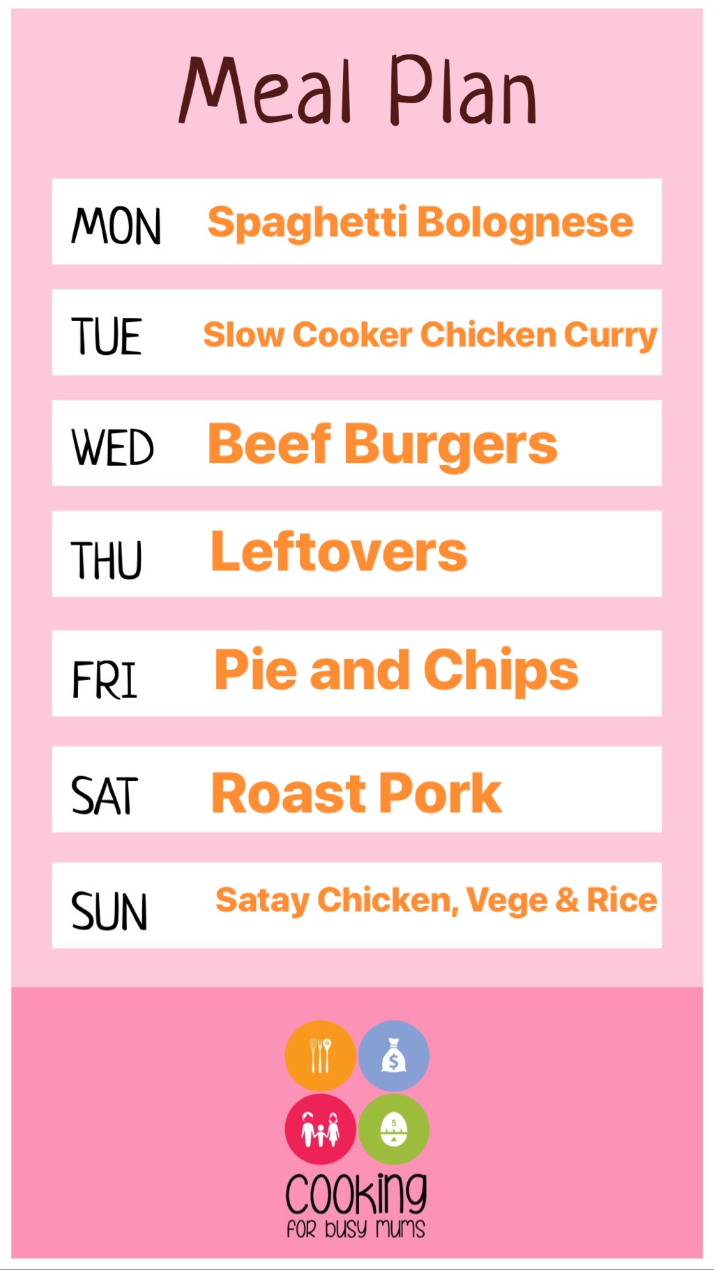 Meal Plan Monday #17