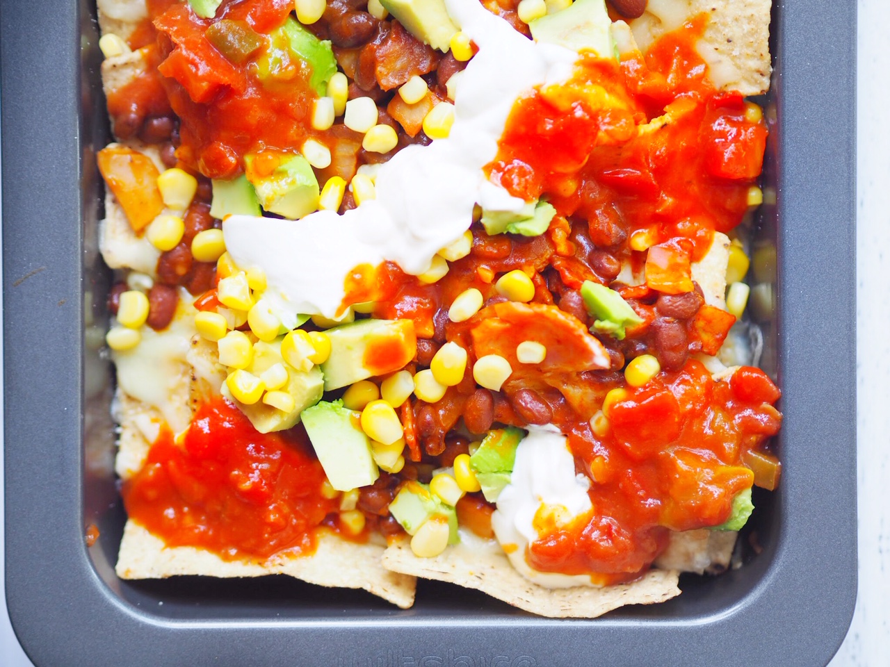 Bacon and Black Bean Nachos