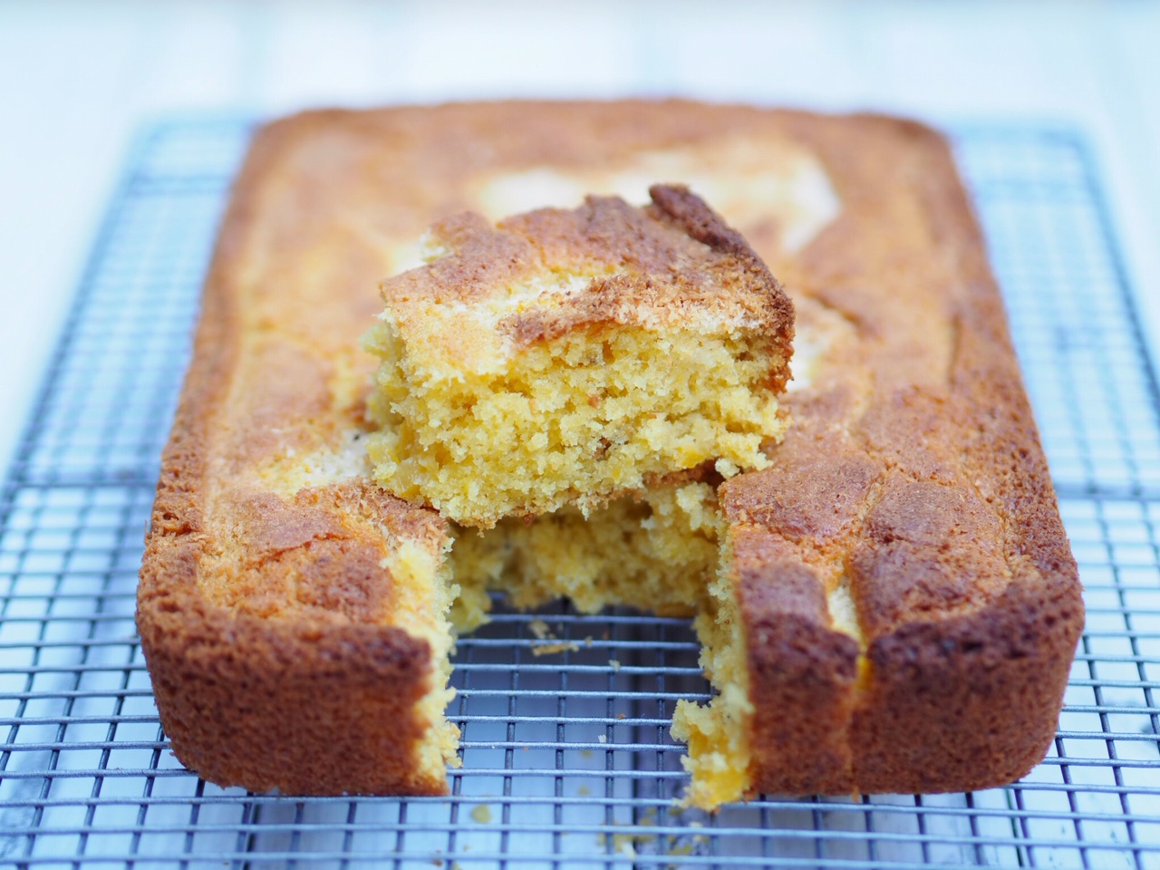 Pineapple and Coconut Slice Cake