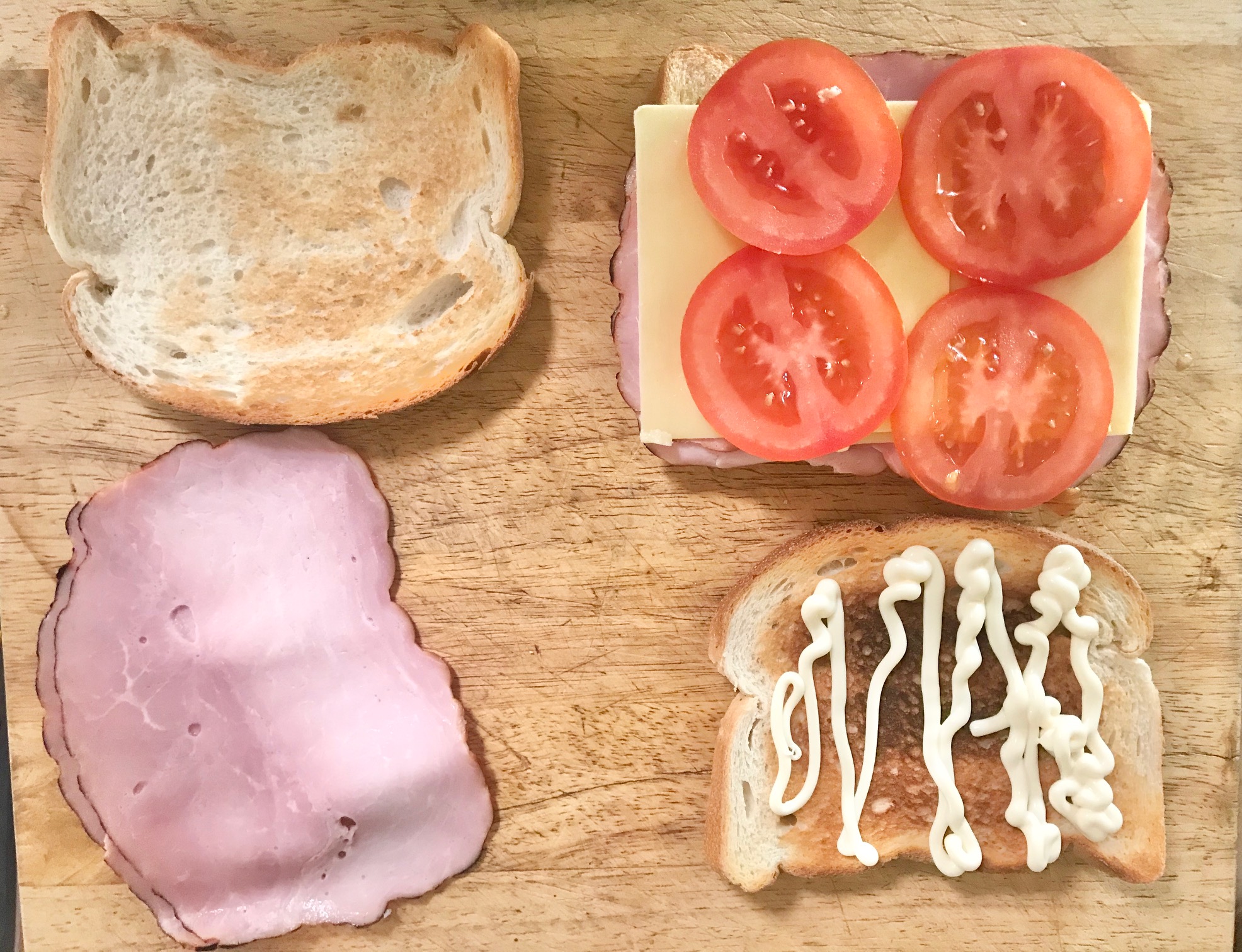 Homemade Club Sandwich